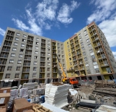 Ход строительства дома 4 в ЖК Май -