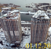 Ход строительства дома № 5.1 в ЖК Новоостровский -