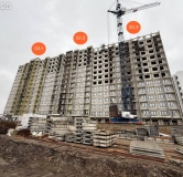 Ход строительства дома 32 в ЖК Авиатоr -