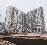 Ход строительства дома 1, секции А,Б,В в ЖК Новая Дема -