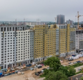 Ход строительства дома 17 в ЖК Юг на Беляева -
