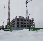Ход строительства дома 60 в ЖК Лугометрия -