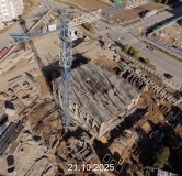 Ход строительства дома 10 в ЖК Прео-8 -