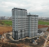 Ход строительства дома 1 в ЖК Невский -