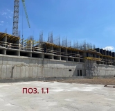 Ход строительства дома Позиция 1.1 в ЖК Октябрь парк -