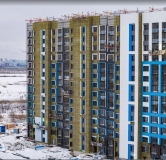 Ход строительства дома 1 в ЖК Самоцветы -