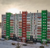 Ход строительства дома 15 в ЖК Вишневая Горка -