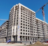 Ход строительства дома 16 в ЖК На Высоком берегу -