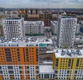 Ход строительства дома 21 в ЖК Галактика -