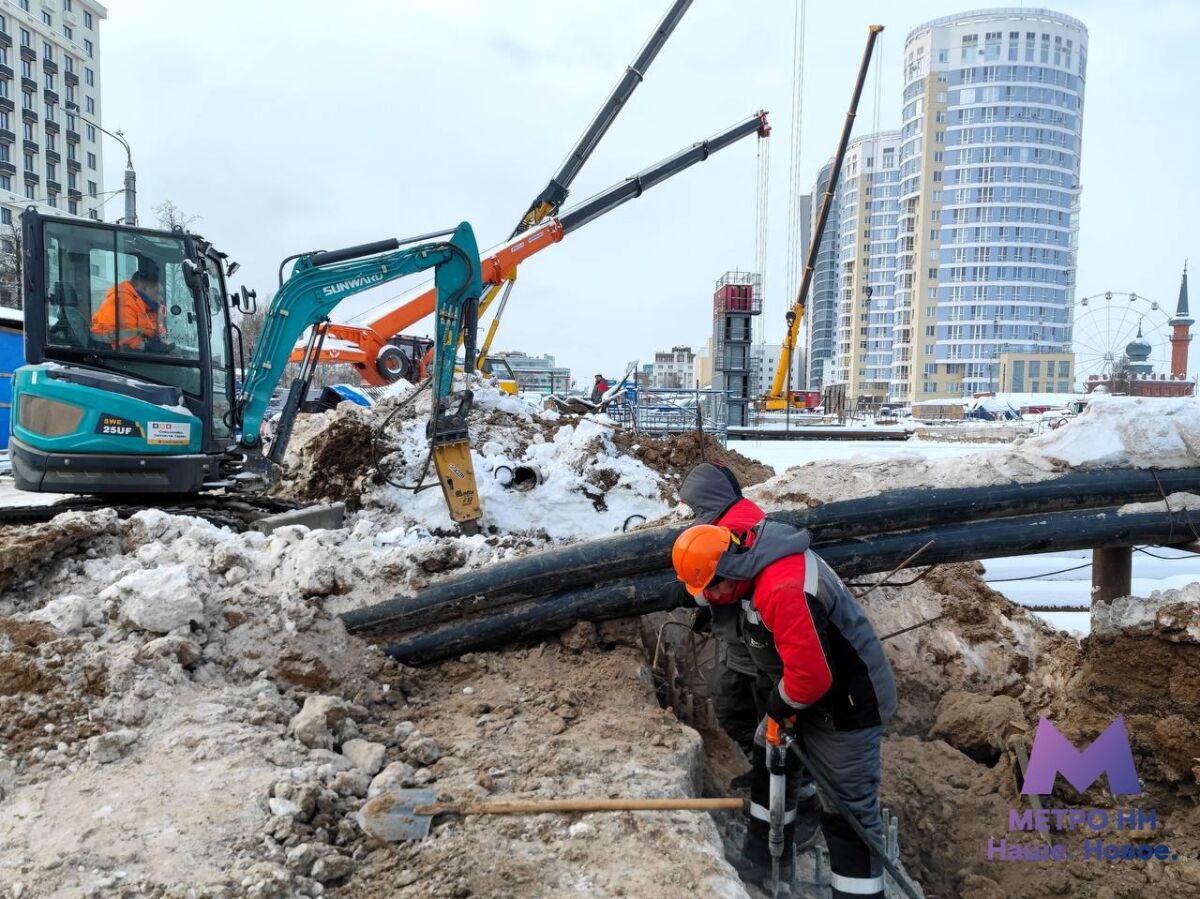 Строительство станции метро «Сенная» стартовало в Нижнем Новгороде  - фото 1