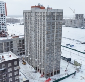 Ход строительства дома № 20, корпус 1 (A) в ЖК Отличие -