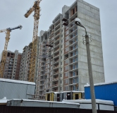 Ход строительства дома 5б в ЖК Есенин -