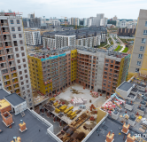 Ход строительства дома 20 в ЖК Курчатов -