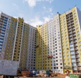 Ход строительства дома 1.3.1, секции А,Б,В в ЖК Новая Дема -