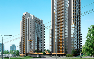 Дом комфорт-класса в центре Липецка.<br>
Квартиры от 43 900 за м².<br>
Подземный паркинг.