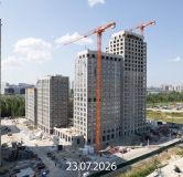 Ход строительства дома 6 к2, ГП-12 (2 этап) в ЖК Айвазовский (Айвазовский City) -