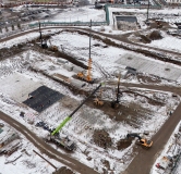 Ход строительства дома 10, корпус 1 в ЖК Остров-сад -