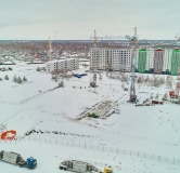 Ход строительства дома 10 в ЖК Вишневая Горка -