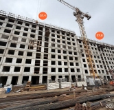 Ход строительства дома 37 в ЖК Авиатоr -