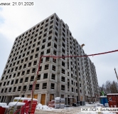 Ход строительства дома 3А.2 в ЖК ЛСР.Большая Охта -