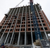 Ход строительства дома 5 в ЖК Никс Про на Лесопарковой -