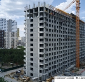 Ход строительства дома 12 (ГП-2) в ЖК Меридиан Слобода -