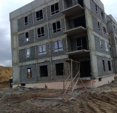 Ход строительства дома Литер 1 кв 7.2 в ЖК Усадьба Гостагаевская -