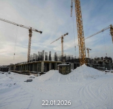 Ход строительства дома 1827 (ГП-75) в ЖК Беринг -