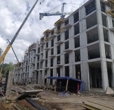 Ход строительства дома 1 в ЖК Новатор -