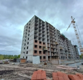 Ход строительства дома 14 в ЖК Радуга Сибири -