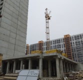 Ход строительства дома № 107, 4 секция в ЖК Боровое -